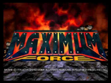 Maximum Force (US) screen shot title